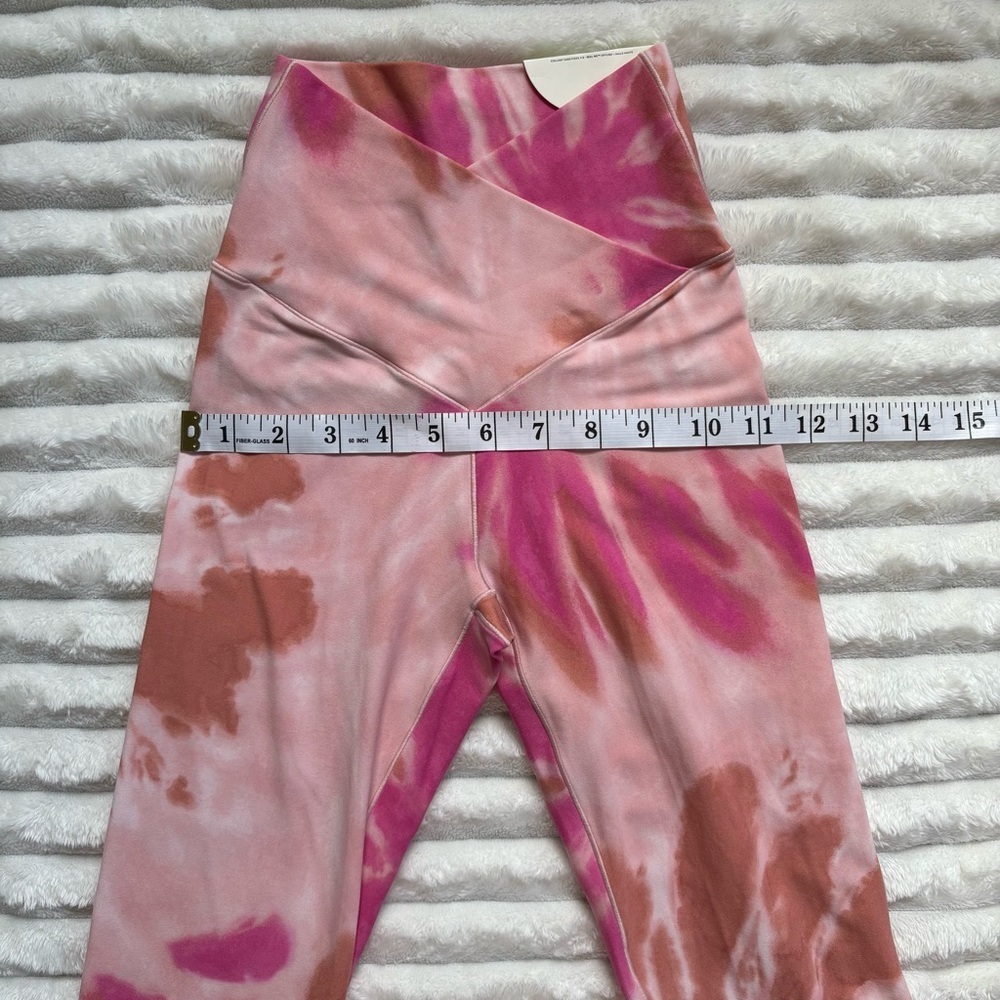 Aerie OFFLINE Real Me Tie Dye Leggings XS High Rise Crossover Waist NWT - Picture 5 of 6